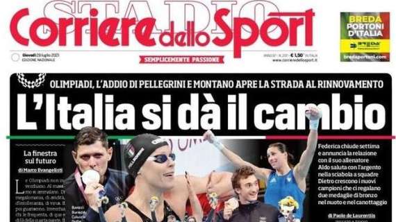 Il Corriere dello Sport in apertura: "L'Inter nel segno di Calha e Satriano"