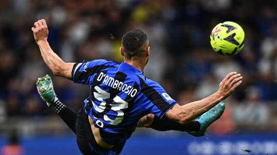 Torino-Inter, D'Ambrosio in dubbio: è uscito acciaccato dall'Atalanta, sarà valutato domani