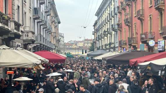 Inter-Feyenoord, quasi cinquemila tifosi olandesi invadono i Navigli (VIDEO)