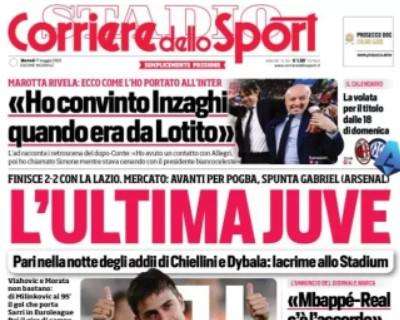 CorrSport, Marotta: "Contatto con Allegri, ma ho convinto Inzaghi quando era da Lotito"