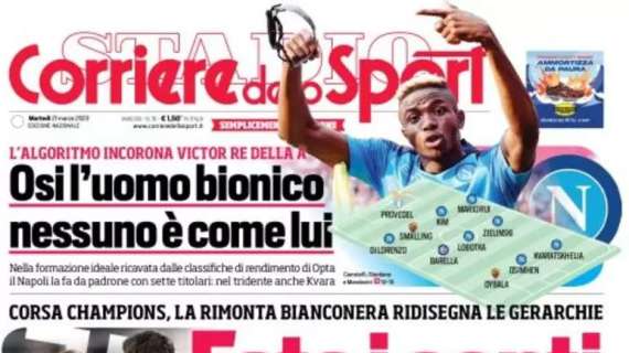 Il CorSport in apertura: "Mani di Rabiot? Per Rocchi nessuna certezza"