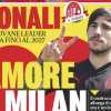 La Gazzetta apre così: "Tonali. Amore Milan: il giovane leader firma fino al 2027"