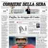 Il CorSera in prima pagina: "Il Milan cade a San Siro: primo round alla Roma”