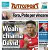 Tuttosport in prima pagina: "Maltempo, caos Bologna-Milan: neutro, porte chiuse o lo 0-3"