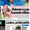 Il CorSport su Juventus e Milan: "Vlahovic e Leao, la grande sfilata"