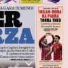 L'apertura della Gazzetta: "Milan-Roma da paura. Torna Theo"