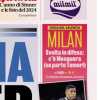 La Gazzetta in prima pagina sul mercato del Milan: "Svolta in difesa: c'è Mosquera (se parte Tomori)"