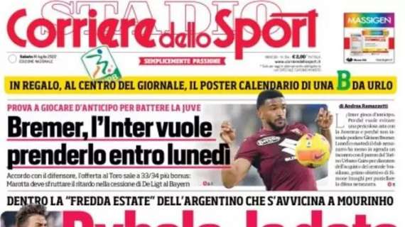 CorSport in prima pagina: "Dybala-Milan? Se De Ketelaere non si concretizzasse..."