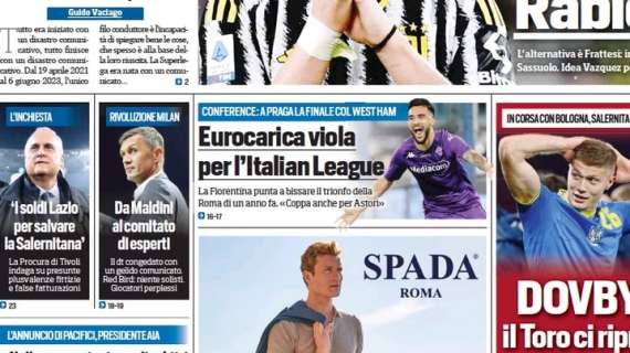 Rivoluzione Milan, Tuttosport in prima pagina: "Da Maldini al comitato di esperti"