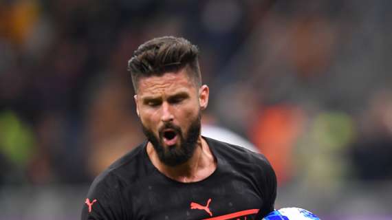 Milan, troppi stop per Giroud: nel girone di ritorno deve rendere di più
