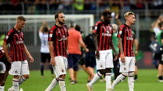 Milan, solo cinque punti nelle prime quattro partite: là davanti corrono, mentre i rossoneri arrancano