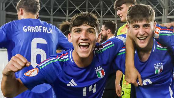 Nazionali, alle 14 in campo Camarda, Liberali e Sala con l'Under 19