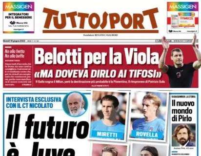 Tuttosport in prima pagina: "Ibra-Milan non finisce. E' già pronto il rinnovo"
