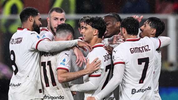 Per la prima volta in stagione il Milan ha vinto tre trasferte di fila in Serie A