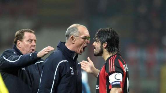 15 febbraio 2011, scontro tra Gattuso e Jordan in Milan-Tottenham