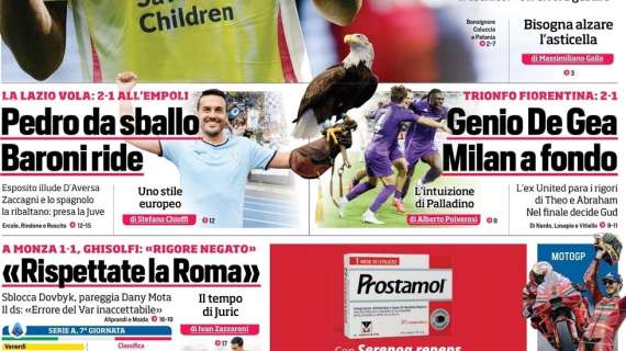 Il CorSport in apertura: "Genio De Gea. Milan a fondo"