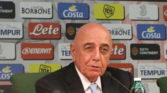 Galliani: "Spero che il Milan si riprenda presto"