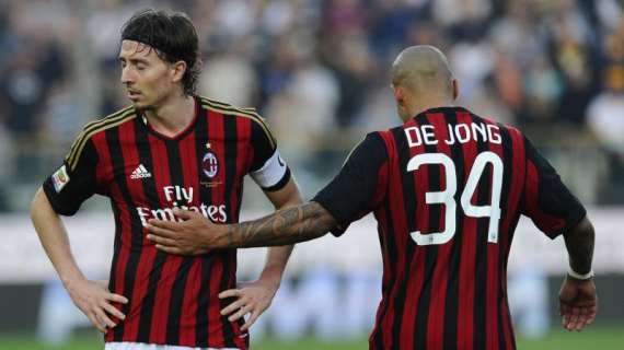 Leggo - Inzaghi conferma il trio Poli-De Jong-Montolivo: con loro in campo insieme il Milan non ha mai perso in questa stagione