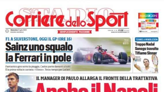 Il CorSport in prima pagina: "Ziyech, il Milan fa sul serio"