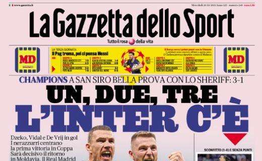 L'apertura della Gazzetta: "Porto amaro. Milan a zero, ma l'arbitro sbaglia ancora"