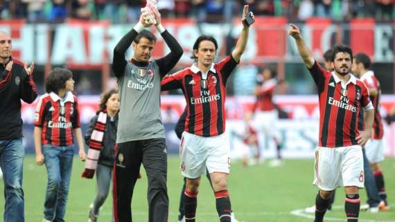 Gattuso-Inzaghi: abbraccio tra due grandi amici prima del match