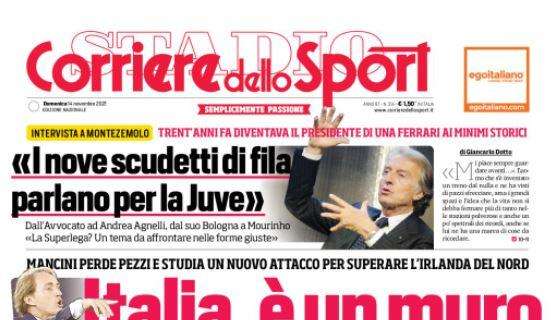 Il Corriere dello Sport in prima pagina: "Italia, è un muro"