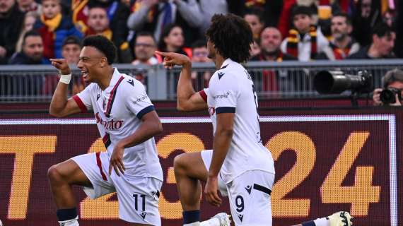 Serie A, il Bologna ne fa tre in casa della Roma: rossoblù a -2 dal terzo posto