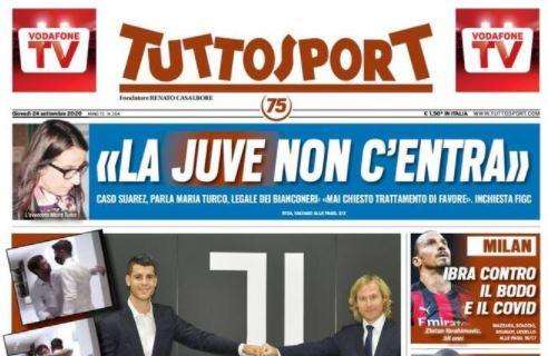 Tuttosport sul Milan: "Ibra contro il Bodo e il Covid"