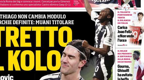 Il CorSport in prima pagina: "Carica Joao Felix: 'Non vedo l'ora'"