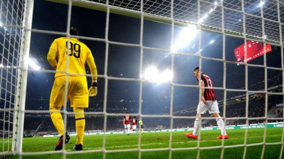 Milan, nel derby i rossoneri hanno incassato quanti gol avevano finora subito in tutto il girone di ritorno