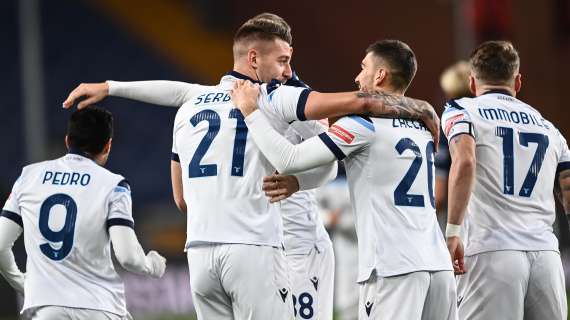 Serie A, la classifica aggiornata dopo Sampdoria-Lazio: biancocelesti quinti