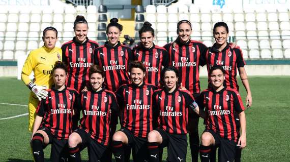 Milan Femminile, alle 14.30 il ritorno dei quarti di Coppa Italia contro il Sassuolo