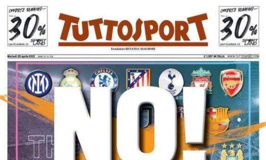 L’apertura di Tuttosport sul progetto Superlega: "No!"