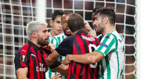 Milan, sull’eliminazione dell'Europa League pesa la brutta sconfitta in casa col Betis