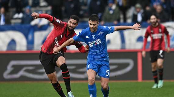 Il Milan è la squadra contro cui l’Empoli ha disputato più sfide casalinghe in Serie A senza mai vincere