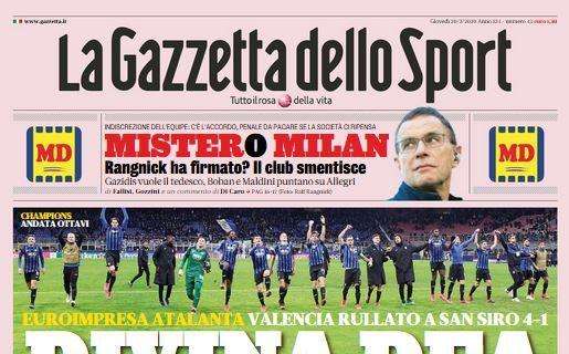 La Gazzetta dello Sport e le voci su Rangnick: "Mistero Milan"