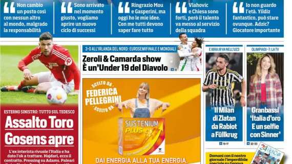 Mercato e Camarda: le prime pagine dei principali quotidiani sportivi in Italia