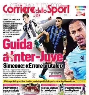 CorSport: "Maltempo: Bologna-Milan rinviata, ma la Lega chiede la partita a porte chiuse. Oggi la decisione"