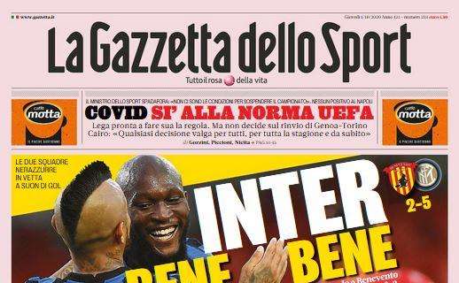 La Gazzetta dello Sport: "Vai Milan, questa Europa vale oro"
