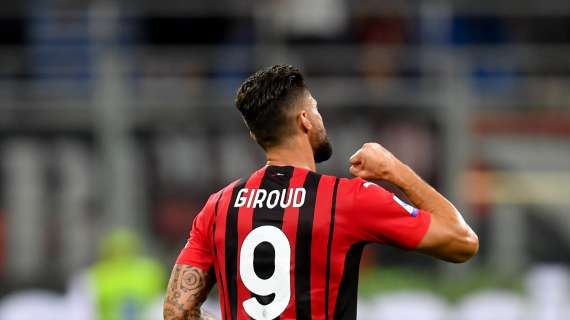Nell'ultimo Milan-Cagliari a San Siro il tifo rossonero ha conosciuto Olivier Giroud