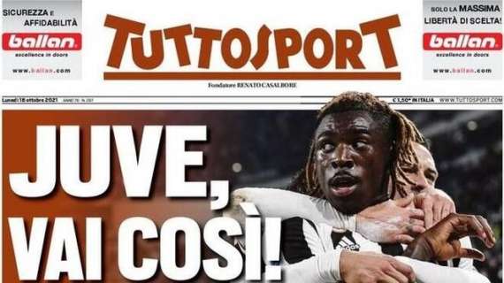 Tuttosport in prima pagina: "Milan credici, c'è Ibra"
