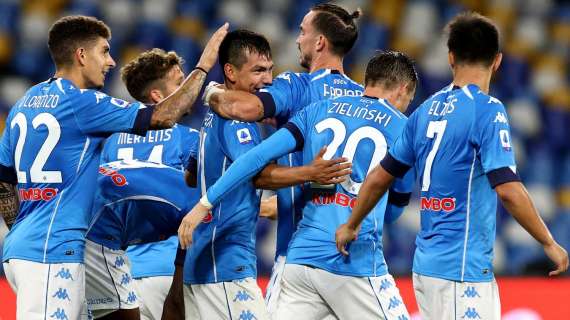 Serie A: Benevento-Napoli 1-2, Parma-Spezia 2-2