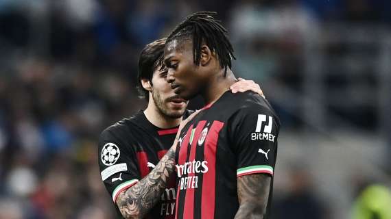 Gli auguri del Milan a Sandro Tonali e la nostalgia di Rafael Leao