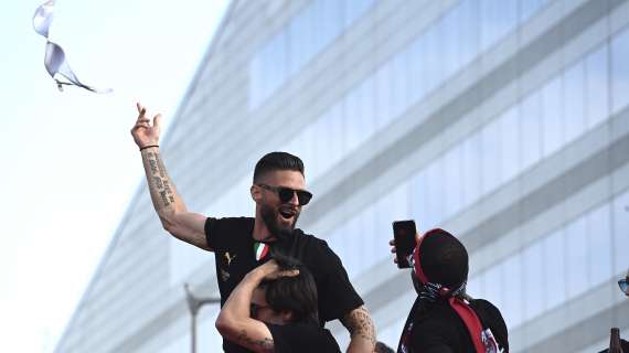 Giroud a Sky: "Vincere con il Milan è speciale per me, è un'emozione pazzesca"