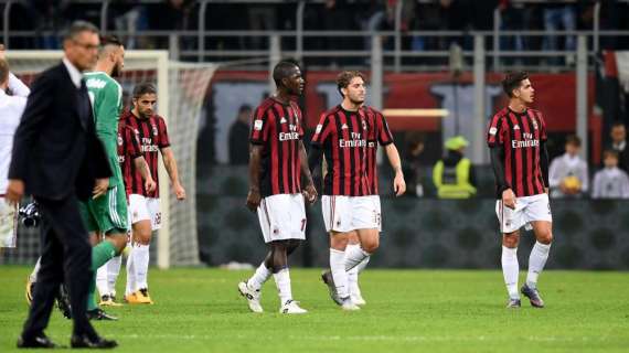 Milan, dopo tredici giornate sette punti in meno rispetto alla stagione 2016/17