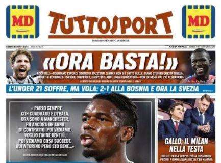 Tuttosport in prima pagina: "Gallo, il Milan nella testa"