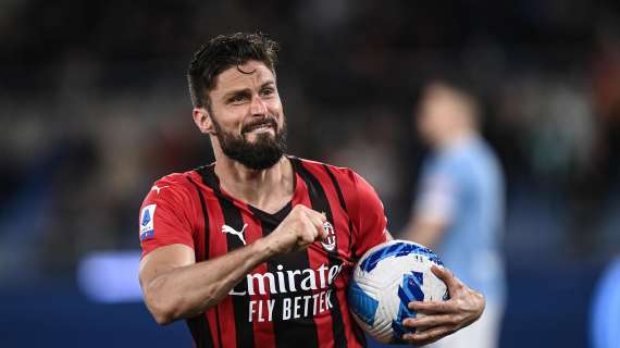 Milan, il peso dell'attacco sulle spalle di Giroud: titolare in tutte le ultime 16 partite