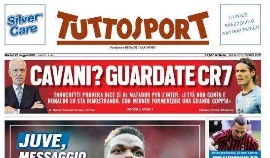 Ibrahimovic ko, Tuttosport titola: "Milan in ansia"