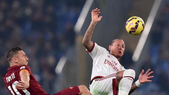 Il Milan frena la Roma. Giallorossi mai a secco di gol all'Olimpico