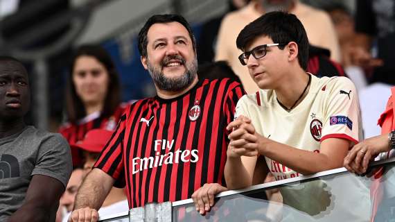 Salvini: “Niente Milan in questi giorni: non ci sarò con la Roma e nemmeno nel derby”